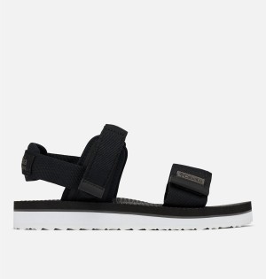 Black Women's Columbia Via Sandals | UIQYR-7463