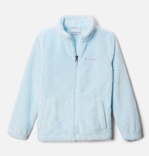 Blue Kids' Columbia Fire Side Sherpa Jacket | ITDFQ-4256