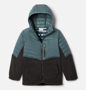 Blue Kids' Columbia Powder Lite Novelty Hooded Jacket | LSWYD-5034