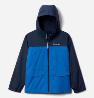 Blue Kids' Columbia Rain-Zilla Jacket | EHQUT-9427