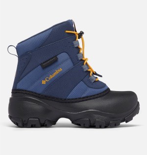 Blue Kids' Columbia Rope Tow Waterproof Boots | RXWCE-1594