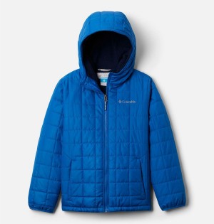 Blue Kids' Columbia Rugged Ridge Sherpa Lined Jacket | HUXKL-4021