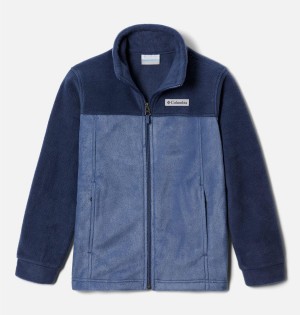 Blue Kids' Columbia Steens Mountain II Fleece Jacket | XJMDN-1374