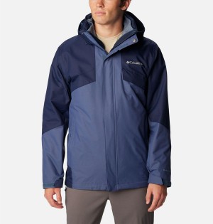 Blue Men's Columbia Bugaboo II Fleece Interchange Ski Jacket | ACWHE-3629