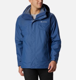 Blue Men's Columbia Bugaboo II Fleece Interchange Ski Jacket | HBLJD-6582