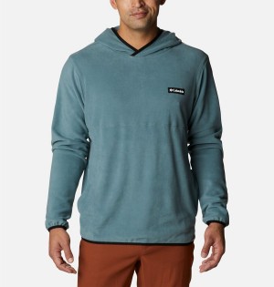 Blue Men's Columbia Haven Hills Fleece Hoodie | ZCWDR-4078