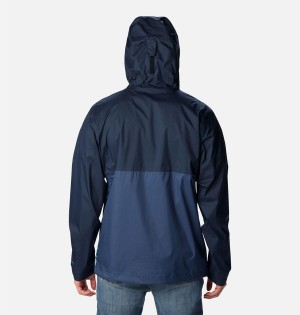 Blue Men's Columbia Inner Limits II Rain Jacket | FQHEK-3945