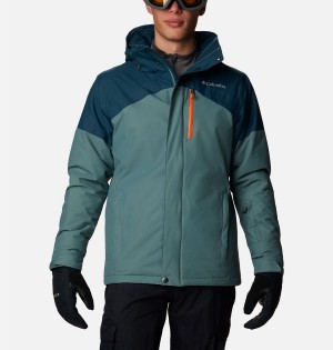 Blue Men's Columbia Last Tracks Insulated Ski Jacket | NOTXR-7490