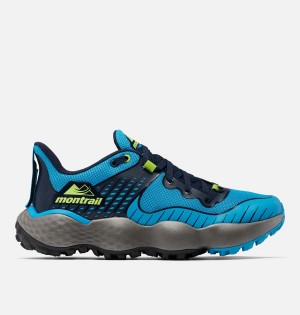 Blue Men's Columbia Montrail Trinity MX Trail Running Sneakers | EVOJU-4256