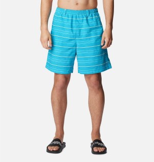 Blue Men's Columbia PFG Super Backcast Water Shorts | FIXPZ-9621