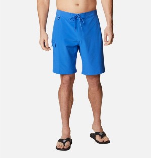 Blue Men's Columbia PFG Terminal Tackle Board Shorts | LZRNC-3469