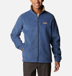 Blue Men's Columbia PHG Fleece Jacket | BYKSH-8415