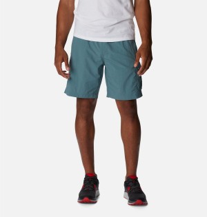 Blue Men's Columbia Palmerston Peak Sport Shorts | WFBMR-9153