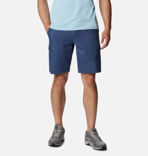 Blue Men's Columbia Rapid Rivers Shorts | GZYJW-7936