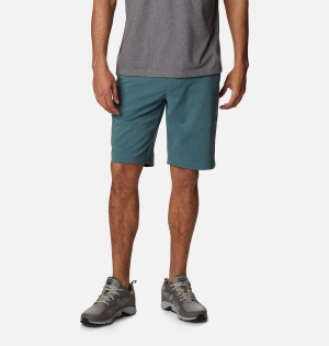 Blue Men's Columbia Tech Trail Shorts | ENVSR-7261