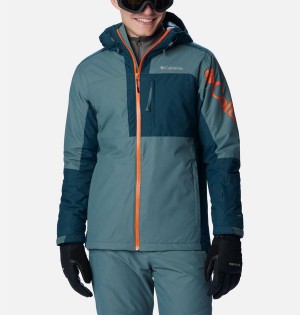 Blue Men's Columbia Timberturner II Ski Jacket | WKEXI-6892