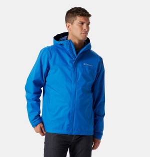 Blue Men's Columbia Watertight II Rain Jacket | BGVSW-4098