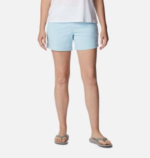 Blue Women's Columbia Anytime Casual Shorts | OUPVL-2809