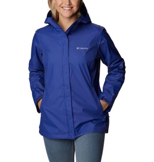 Blue Women's Columbia Arcadia II Rain Jacket | UZAEI-5468