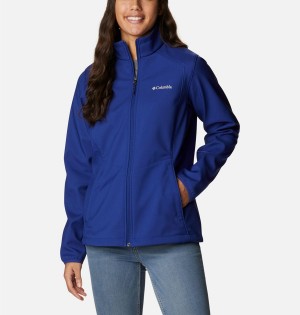 Blue Women's Columbia Kruser Ridge II Softshell Jackets | ISAQB-6207