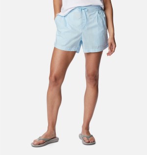 Blue Women's Columbia Norgate Shorts | LYXVZ-0149