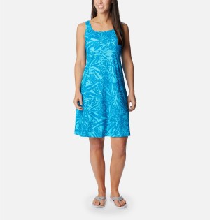 Blue Women's Columbia PFG Freezer III Dress | LUBSC-7238