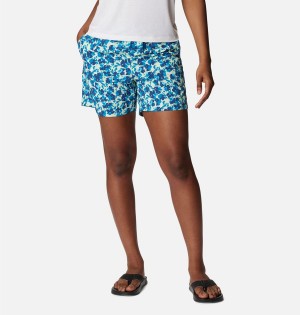 Blue Women's Columbia PFG Super Backcast Water Shorts | TCINB-3281