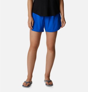 Blue Women's Columbia PFG Tamiami Pull-On Shorts | XYWMR-6215