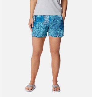 Blue Women's Columbia PFG Tidal II Shorts | FBQLH-9816