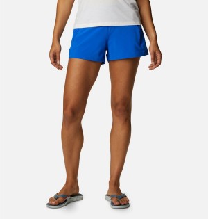 Blue Women's Columbia PFG Tidal II Shorts | QEOTJ-6432