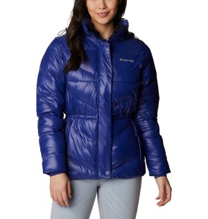 Blue Women's Columbia Peak to Park II Insulated Hooded Puffer Jacket | VWDMA-5814