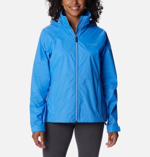 Blue Women's Columbia Switchback III Rain Jacket | EZALT-6125