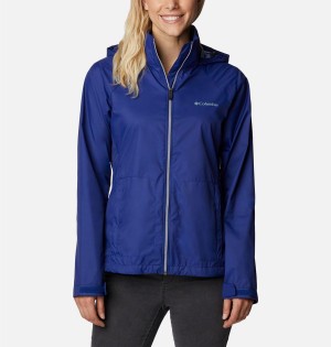 Blue Women's Columbia Switchback III Rain Jacket | XVJTQ-7295