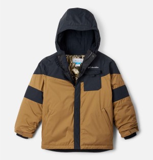 Brown Kids' Columbia Mighty Mogul II Insulated Jacket | KTBYG-8061