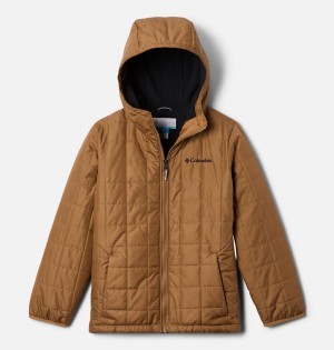 Brown Kids' Columbia Rugged Ridge Sherpa Lined Jacket | TOIGX-5327