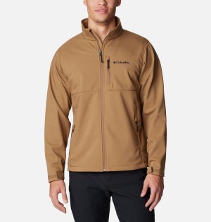 Brown Men's Columbia Ascender Softshell Jackets | XVOUR-2498