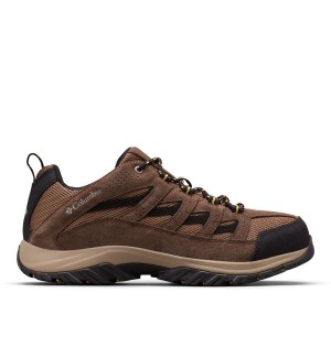 Brown Men's Columbia Crestwood Hiking Shoes | TKOCR-0291