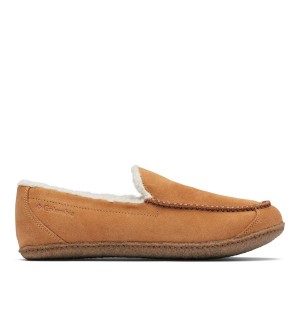 Brown Men's Columbia Fairhaven Slippers | GCSDW-8301