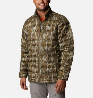 Brown Men's Columbia PHG Trophy Rack Omni Heat Heat Seal Puffer Insulated Puffer Jacket | ANGZF-0148