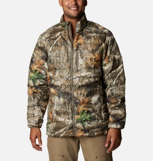 Brown Men's Columbia PHG Trophy Rack Omni Heat Heat Seal Puffer Insulated Puffer Jacket | MLTDQ-5268