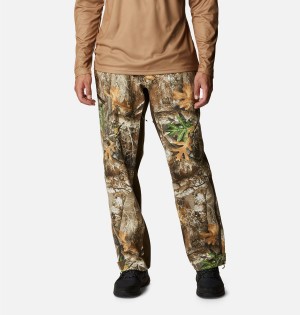 Brown Men's Columbia PHG Trophy Rack Silent Rain Pants | BWSIJ-2861