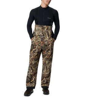 Brown Men's Columbia PHG Widgeon III Bib Pants | EQZLN-2379