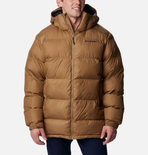 Brown Men's Columbia Pike Lake Parka Insulated Puffer Jacket | ZTMVL-2401