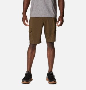 Brown Men's Columbia Silver Ridge Utility Cargo Shorts | PKXTC-8793