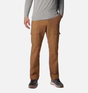 Brown Men's Columbia Wallowa Cargo Pants | DMFIQ-8740