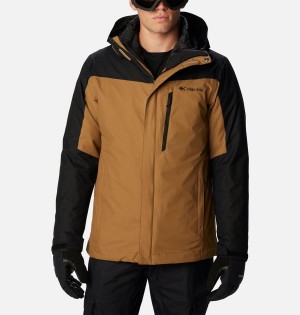 Brown Men's Columbia Whirlibird IV Interchange Ski Jacket | ONMFX-0861