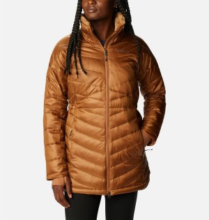 Brown Women's Columbia Joy Peak Mid Puffer Jacket | MESBZ-5279