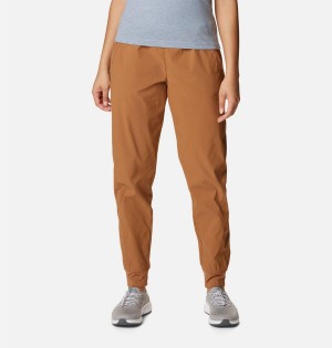 Brown Women's Columbia Leslie Falls Joggers Pants | PYMDQ-3872