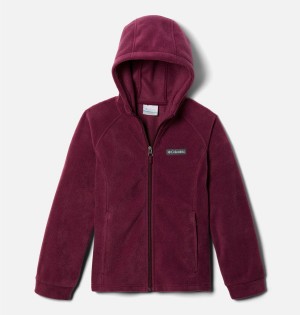 Coral Kids' Columbia Benton Springs II Hooded Fleece Jacket | BVZKW-1943