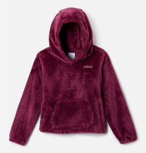 Coral Kids' Columbia Fire Side Sherpa Pullover Hoodie | JRLKA-0379